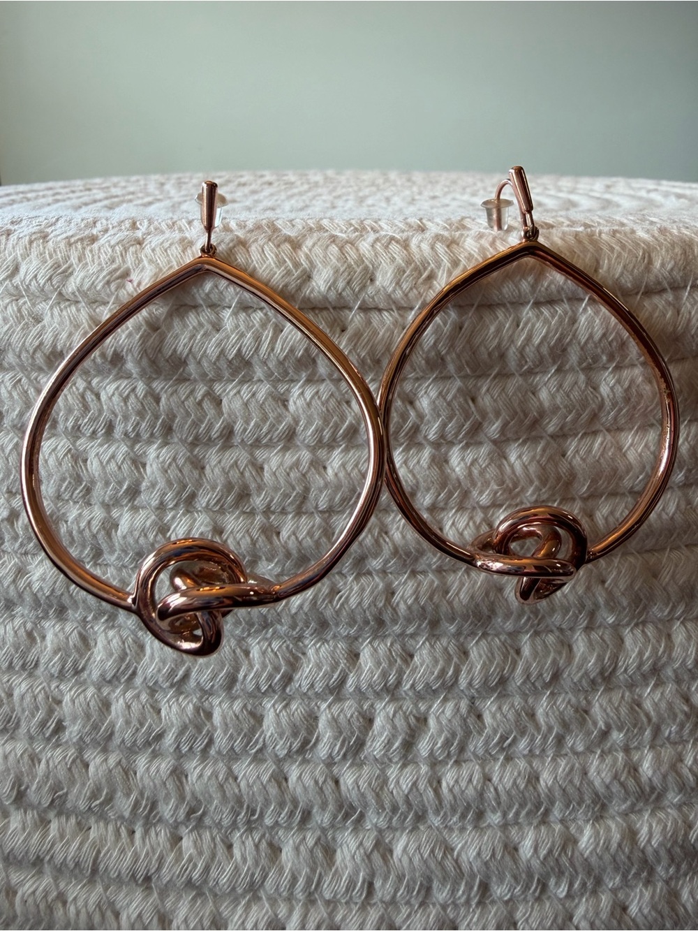 Kendra Scott Presleigh Knot Rose Gold Earrings